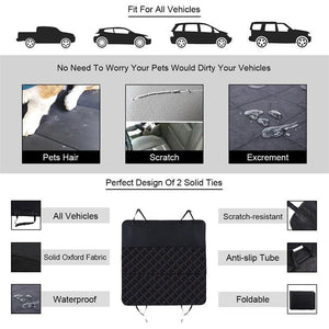 Pure-Black dog car seat cover 🤩🦮🐕‍🦺🐩🚙 - PupiPlace