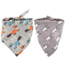 Charger l&#39;image dans la galerie, Summer Cotton Scarfs dog fox and rabbit styles 🐶🦊🐇 - PupiPlace