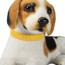 Cargar imagen en el visor de la galería, PU Leather color dog collars ❤️🧡💛🐶💜💚💙 - PupiPlace