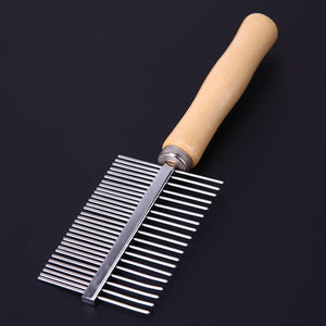 Stainless Steel Hairbrush for cats and dogs with short hair 😻🐶🐾🦸‍♂️ - PupiPlace