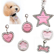 Load image into Gallery viewer, Mini cat/dog photos frames in crystal pendants 🐶😻🖼💎🌟 - PupiPlace