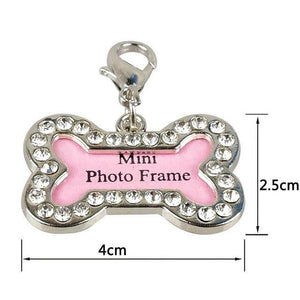 Crystal mini dog and cat photo frames pendants 🐶😻🖼💎🌟 - PupiPlace