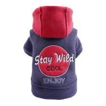 Charger l&#39;image dans la galerie, Puppy Hoodie for cool dogs &#39;&#39; Stay Wild Cool Enjoy &#39;&#39;  😎🐾🐶 - PupiPlace