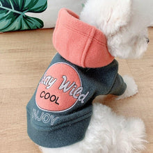 将图片加载到图库查看器，Puppy Hoodie for cool dogs &#39;&#39; Stay Wild Cool Enjoy &#39;&#39;  😎🐾🐶 - PupiPlace