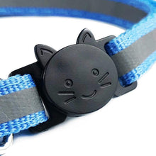 将图片加载到图库查看器，Fashion Nylon Necklaces in cat head pendant with bell 😻🐱🛎 - PupiPlace