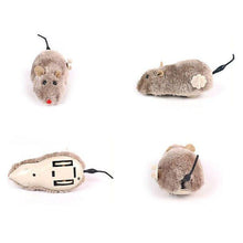 Cargar imagen en el visor de la galería, Funny plush mouse for cats 🐹🐈😸 - PupiPlace