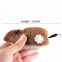 Load image into Gallery viewer, Funny plush mouse for cats 🐹🐈😸 - PupiPlace