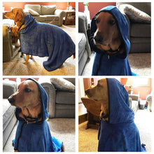 Load image into Gallery viewer, Super Absorbent Dog Bathrobe : Make your puppy first bath memorable ! 🐶🎽🐾 - PupiPlace