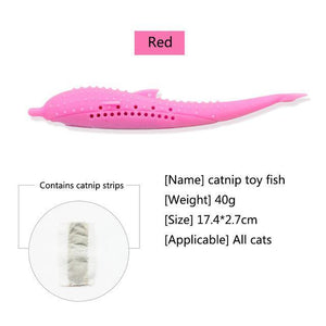 Cat Fish Shape Toy With Catnip : solution when your cat is smelly 🐈🤢🤮😷🐈 - PupiPlace