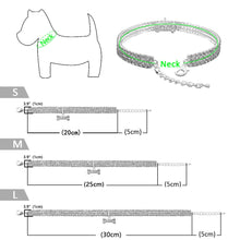 Carica l&#39;immagine nel visualizzatore di Gallery, Heart-shaped dog/cat collar in Rhinestone 😻🐶✨💎🤩 - PupiPlace