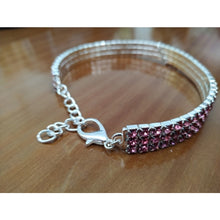 Charger l&#39;image dans la galerie, Heart-shaped dog/cat collar in Rhinestone 😻🐶✨💎🤩 - PupiPlace