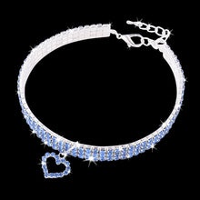 Load image into Gallery viewer, Heart-shaped dog/cat collar in Rhinestone 😻🐶✨💎🤩 - PupiPlace