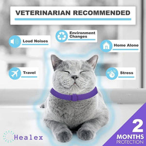 Calming Collar For Cats : helps reduce anxious cat symptoms 🙀😾😽🐈😌 - PupiPlace