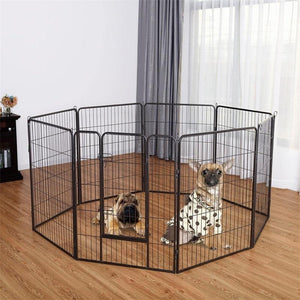 40" Heavy duty large dog crate with 8 panels 🏰🐶🐕‍🦺🐾🤩 - PupiPlace