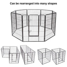 Carica l&#39;immagine nel visualizzatore di Gallery, 40&quot; Heavy duty large dog crate with 8 panels 🏰🐶🐕‍🦺🐾🤩 - PupiPlace