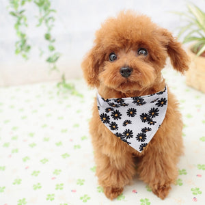 Cute triangular floral dog bandana 🐶🐕🌼🌸🥰 - PupiPlace
