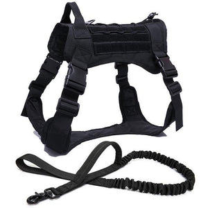 Tactical Training Harness + Leash for german shepherd and K9 dogs 🦺🦮📢👮🏽‍♂️ - PupiPlace