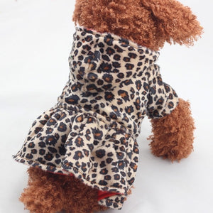 Magnificent Leopard/Red dog dress 😍🐾🐶💃🐆 - PupiPlace