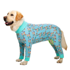Four-legged cartoon printed dog pajamas 🌚🐕🐕‍🦺🐩🌝 - PupiPlace