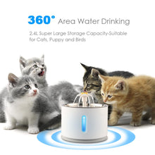 将图片加载到图库查看器，2.4L Automatic dog / cat water fountain for pets not drinking water ⛲️🙀🐶 - PupiPlace