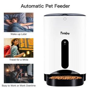 WIFI automatic cat feeder/dog dispenser 🐈🍱🥛📱🐶 - PupiPlace