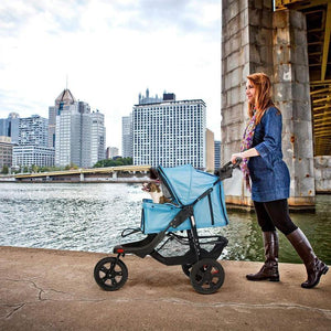Three Wheels Pet Stroller for an injured dog or cat 🐶🐱🚑🥰 - PupiPlace