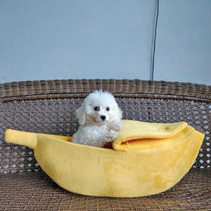 Warm banana dog bed 🍌🛌🐶😍 - PupiPlace