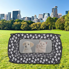 Cargar imagen en el visor de la galería, Foldable footprint cat/dog tent 🐯🍓🐶🐱 - PupiPlace