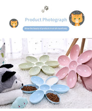 Load image into Gallery viewer, 6 In 1 cat/dog bowls in flower shape 😻🐶🐾🥣🌸 - PupiPlace