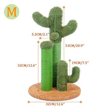 Load image into Gallery viewer, Exotic cat scratching posts in Cactus and Flower shapes 😻🐱🌵🌻🐈 - PupiPlace