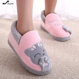 Woman's winter slippers gifts for cat lovers 😻👩‍🦰👠🐈🎁 - PupiPlace