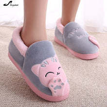 将图片加载到图库查看器，Woman&#39;s winter slippers gifts for cat lovers 😻👩‍🦰👠🐈🎁 - PupiPlace