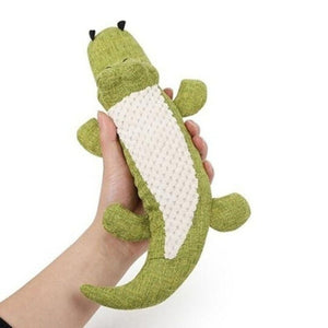 Squeaky sound crocodile puppy toy 🤩🐊🐾🐶 - PupiPlace