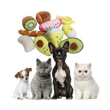 Cargar imagen en el visor de la galería, Fruit-Shaped cat/dog chew toys 🐶🐱🐾🍎🍊🍉🍍🍓🥝🥑 - PupiPlace
