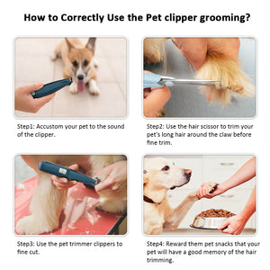 Electric cat/dog clippers for professional pet grooming 🐱🐶🦁✂️ - PupiPlace