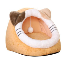 Cargar imagen en el visor de la galería, Warming cat bed cave 😻⛺️🐾🐱🐈 - PupiPlace