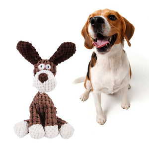 Plush sound puppy toys in animals' shape 🐹🐰🐻🐒🦆🐓🦩🦓🦌🐐🦒🐾🐶 - PupiPlace