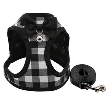 Load image into Gallery viewer, Classy puppy/cat harness with leash, bow tie and bell 😻🐶🐾🦺🎀 - PupiPlace
