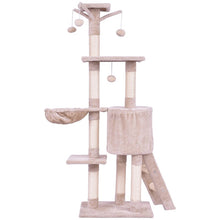 Load image into Gallery viewer, 56&quot; Condo modern cat tree 😻🐈‍⬛🐈🎄 - PupiPlace