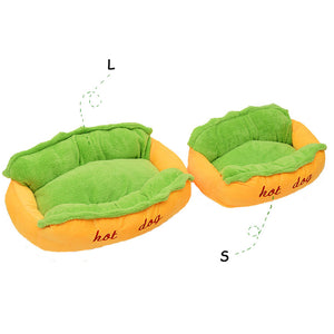 Cute hot dog dog bed 🌭🐕🛌😍 - PupiPlace