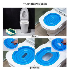 Plastic Cat Toilet Training Kit : Train your cat using toilet 🚾🚾🚾🐈🐈🐈 - PupiPlace