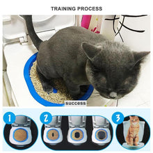 Carica l&#39;immagine nel visualizzatore di Gallery, Plastic Cat Toilet Training Kit : Train your cat using toilet 🚾🚾🚾🐈🐈🐈 - PupiPlace