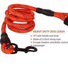 Carica l&#39;immagine nel visualizzatore di Gallery, 1.5 M Heavy-Duty dog leash for strong dogs 😎🦾⚒⛓🐕🐕‍🦺 - PupiPlace